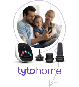 TytoHome with family mobile